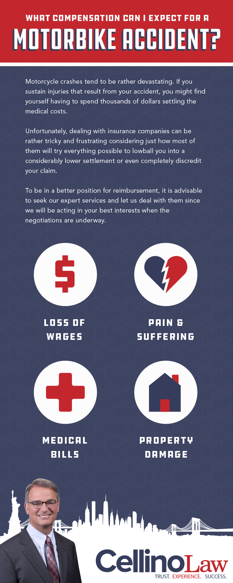 Melville Motorcycle Accident Lawyer Infographic